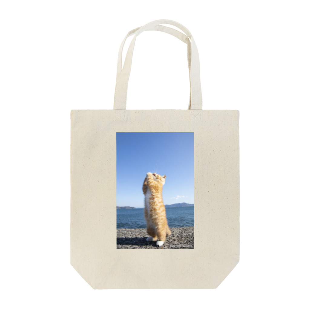 立ち猫®︎(たちねこ） SHOPのお祈り立ち猫 Tote Bag