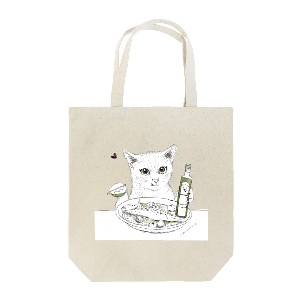 AtelierYAM2の化け猫ちゃん Tote Bag