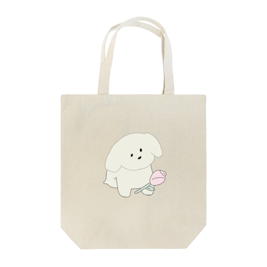 みにゆん　ねこのRoses and cute puppies ~ Tote Bag