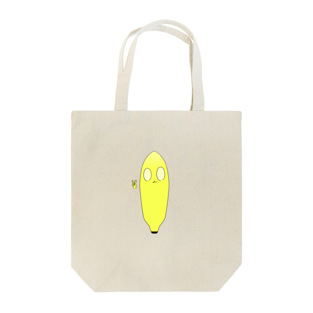 イェイと遺影のバナナトートバッグ Tote Bag