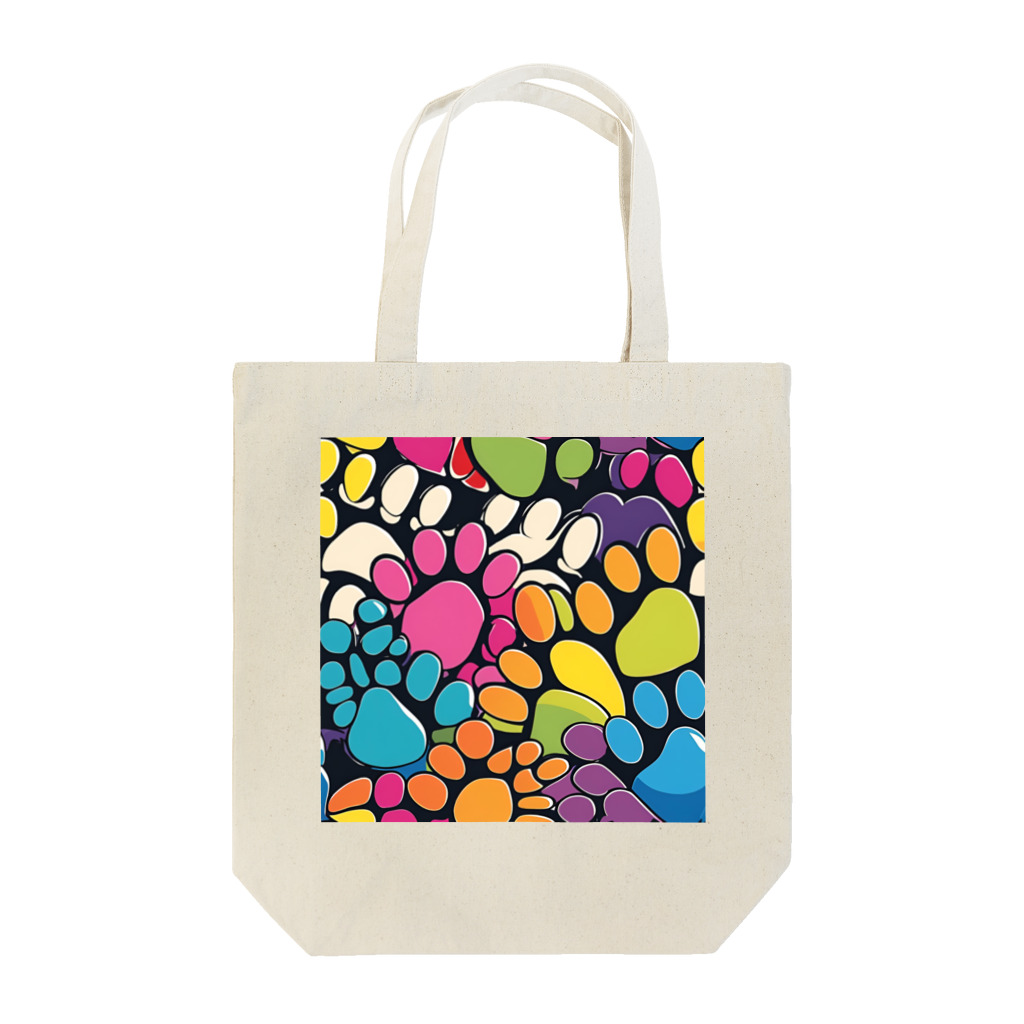 Zonのポップアート　足跡 Tote Bag