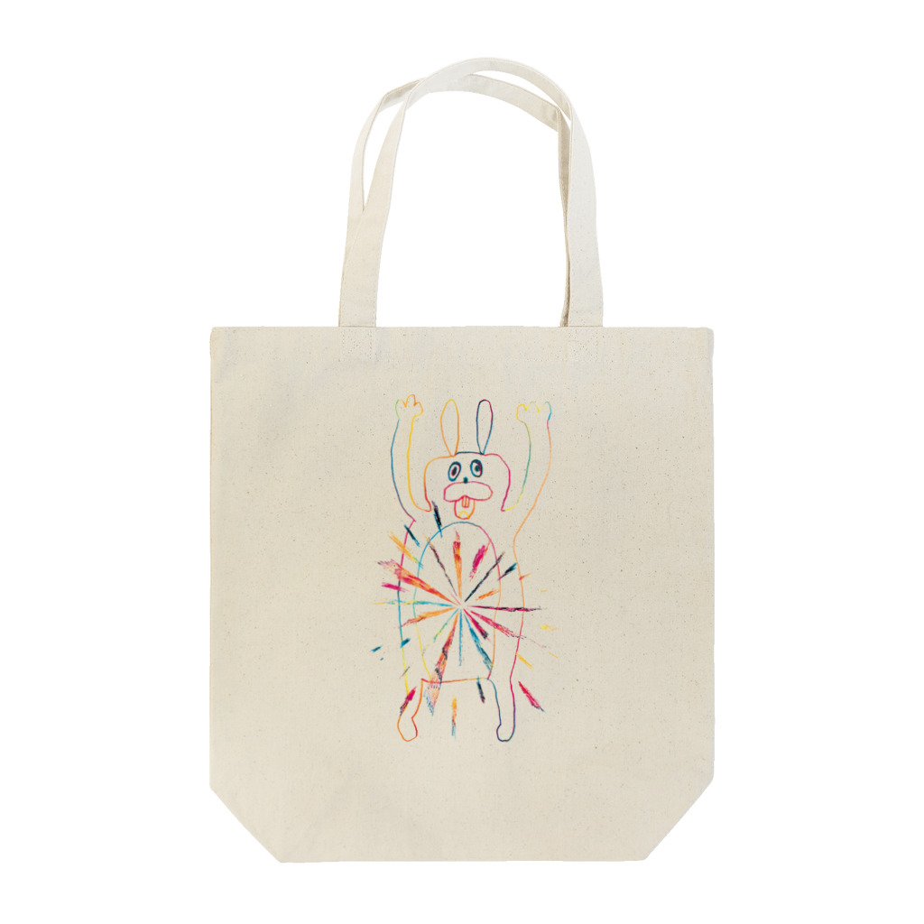 KAERUCAFE SHOPのうさバーン！ Tote Bag