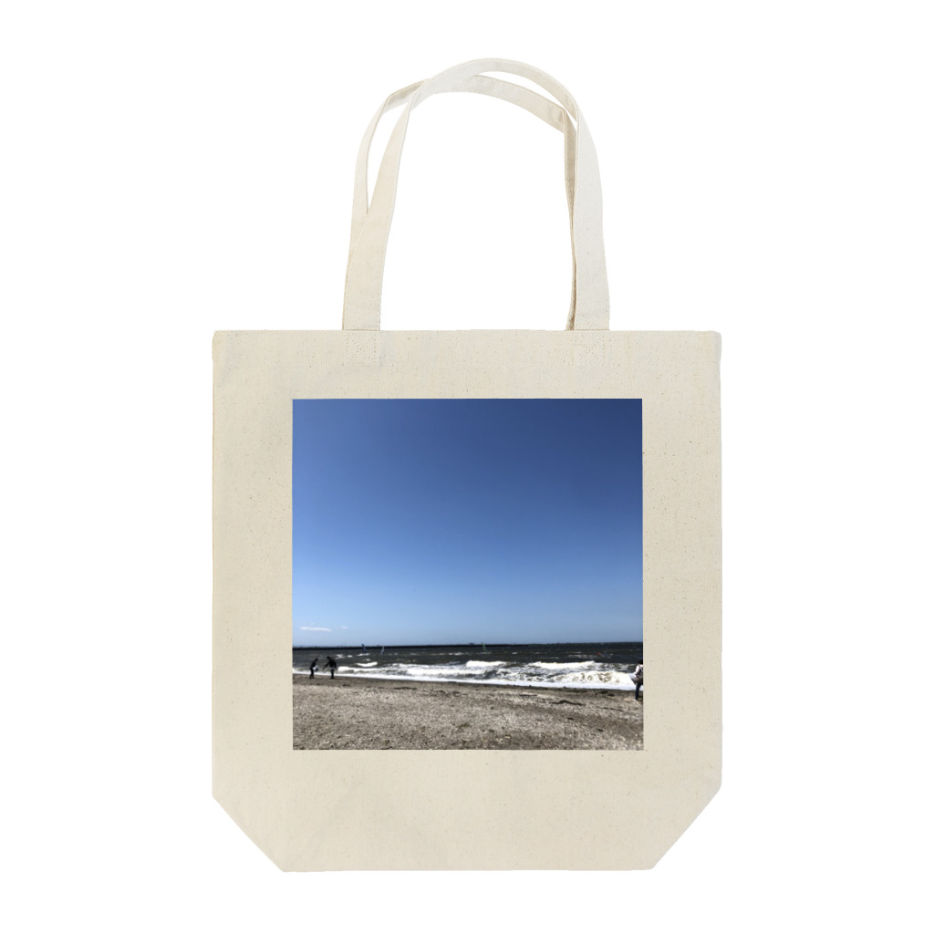 我欲無欲のビーチクリーンしてる海岸 Tote Bag