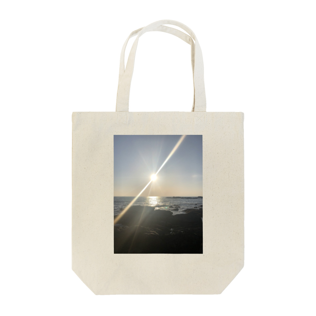 Glowの太陽と海 Tote Bag