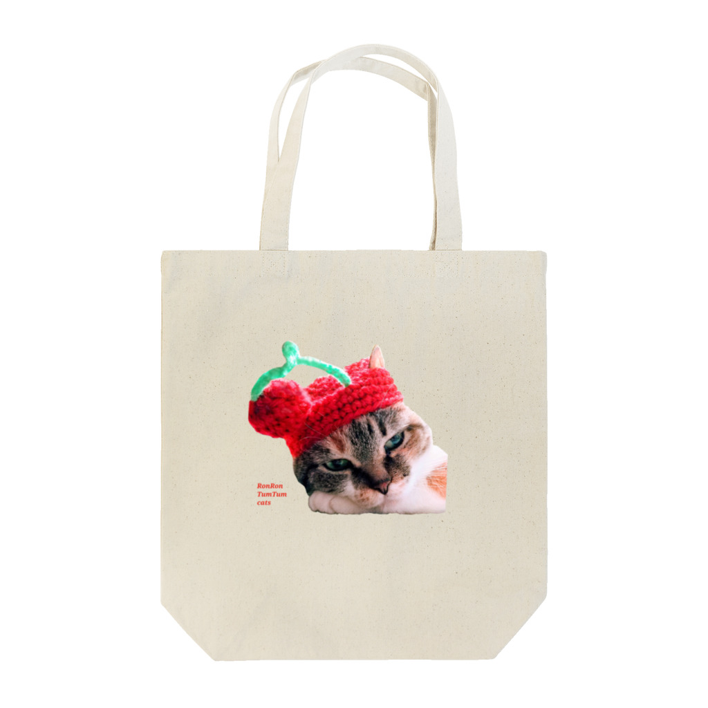 RonRon TumTum Catsのチェリープー  Tote Bag