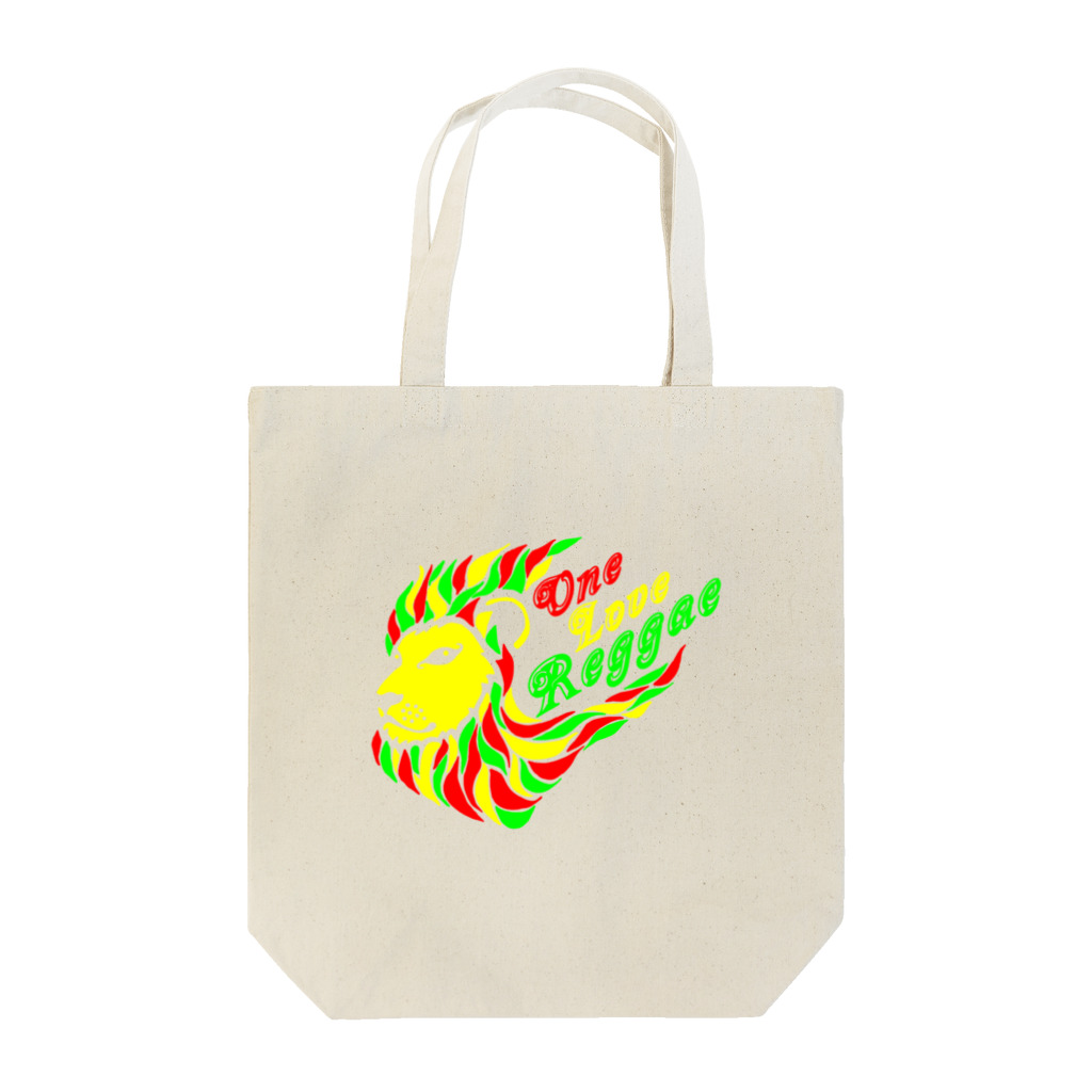 風乃応援団のOne Love Reggae（ラスタ） Tote Bag