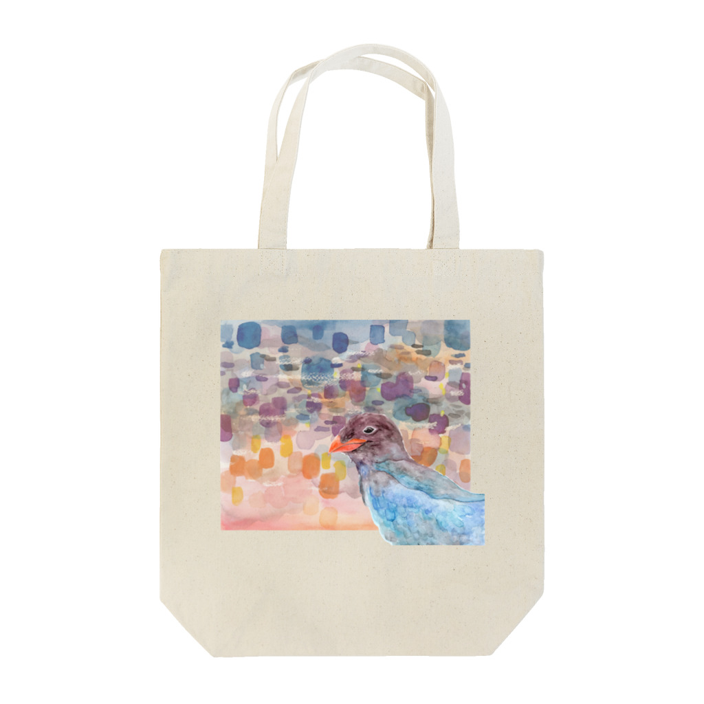 catanorynecoの青い鳥がなくとき -ブッポウソウ- Tote Bag