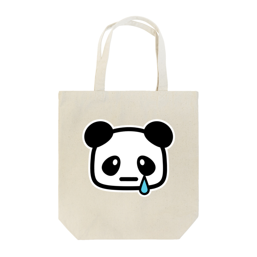 petitringo -プチリンゴ-のぱんだのロックも泣いちゃった Tote Bag