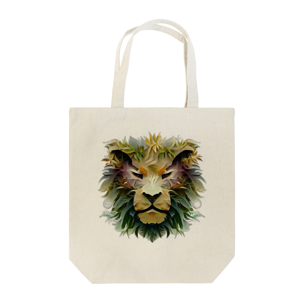 ほっこりデザインスタジオのライオンの魅力を引き出すオリジナルグッズ Tote Bag