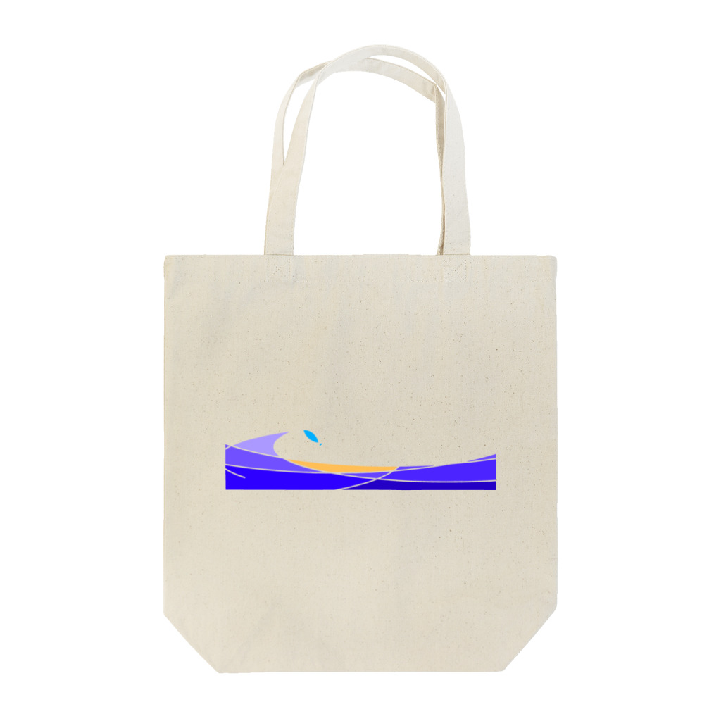 Shake9の海と船と魚 Tote Bag