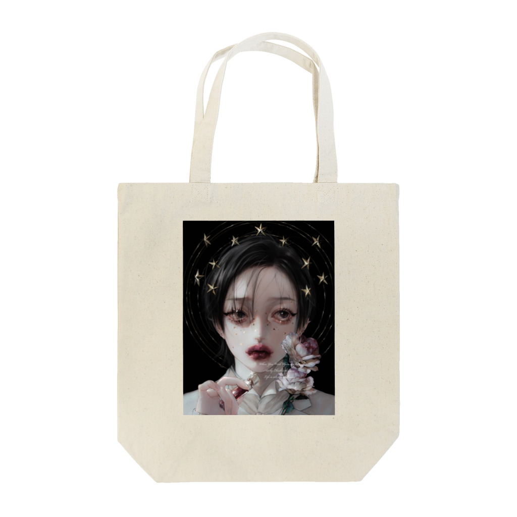 烏帽子 眇眼の星降る薔薇園 Tote Bag