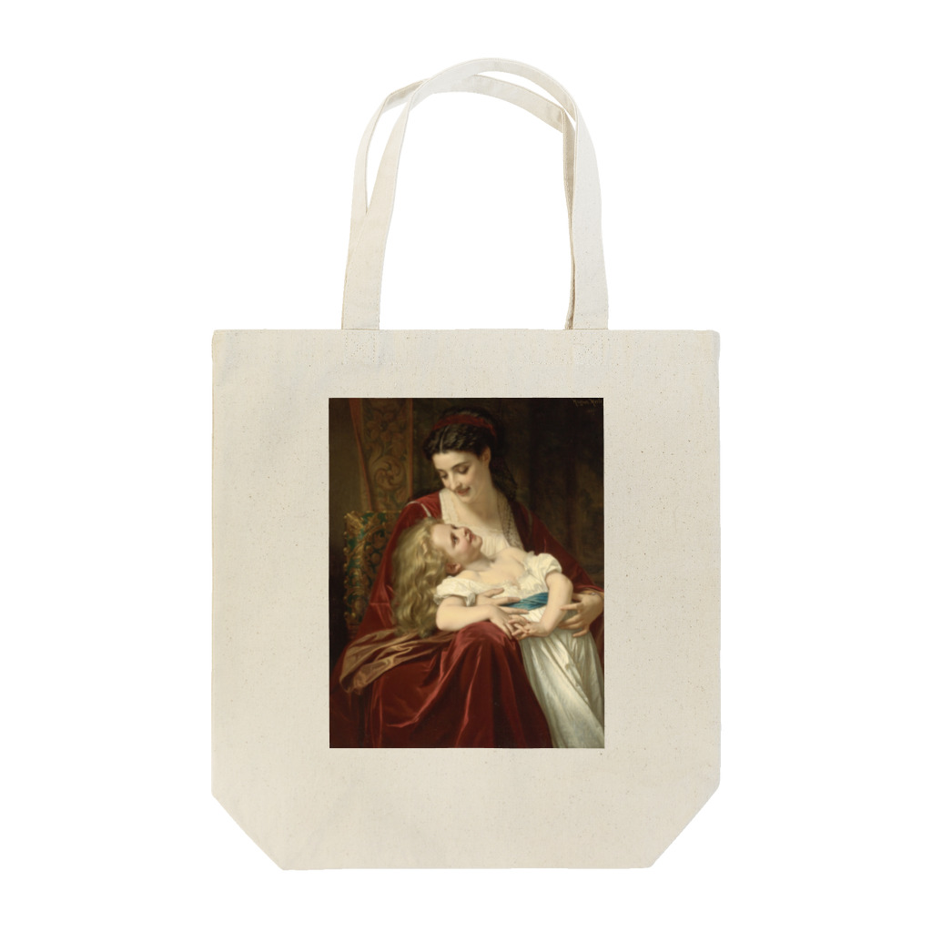 世界の絵画アートグッズのユーグ・メルル《母性愛》 Tote Bag