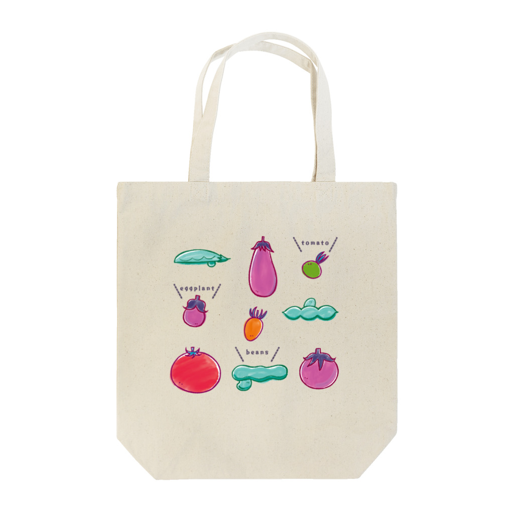 Aランチサラダ付SHOPの夏野菜たち Tote Bag