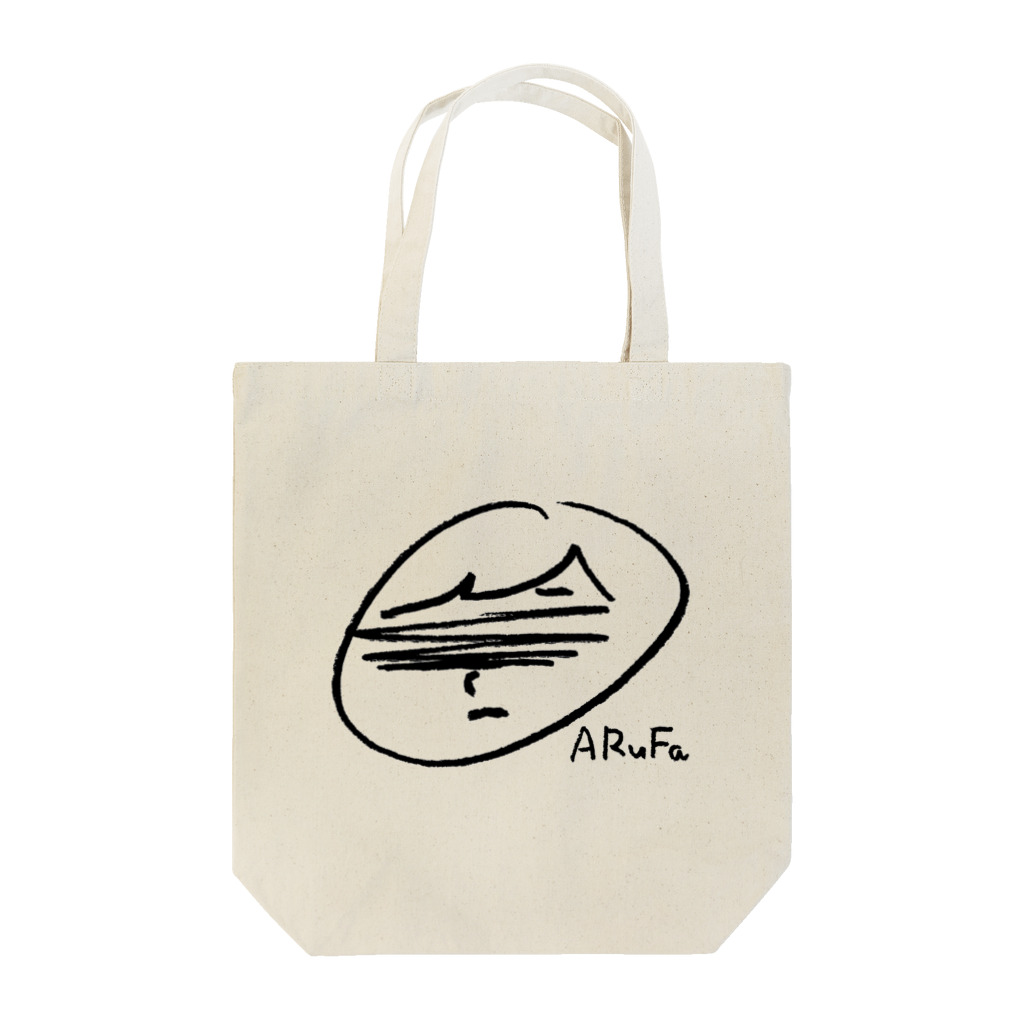 ARuFaの公式グッズ屋さんのARuFaふにゃイラスト（ロゴ有） Tote Bag
