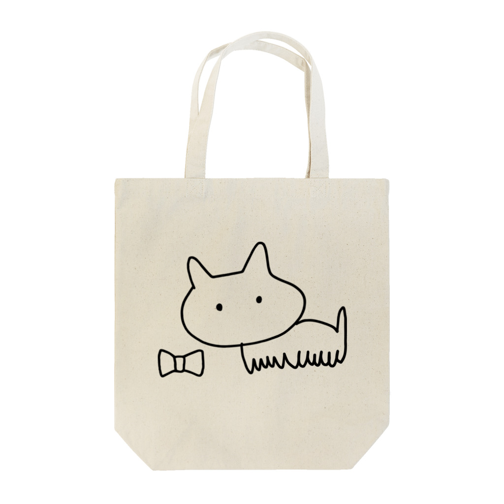 ふじこのみせのリボンを落とした ねこむし Tote Bag