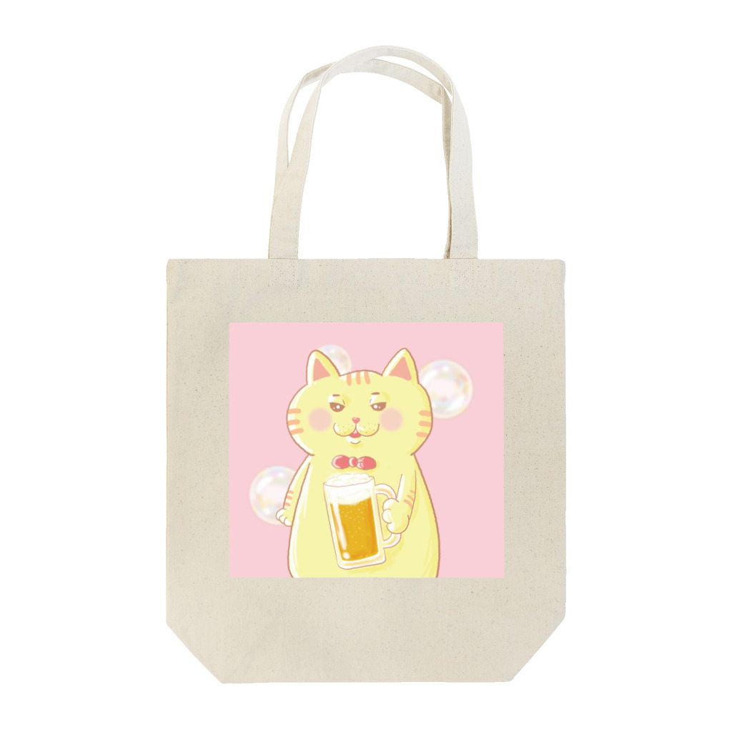 トラとハチワレの乾杯 Tote Bag