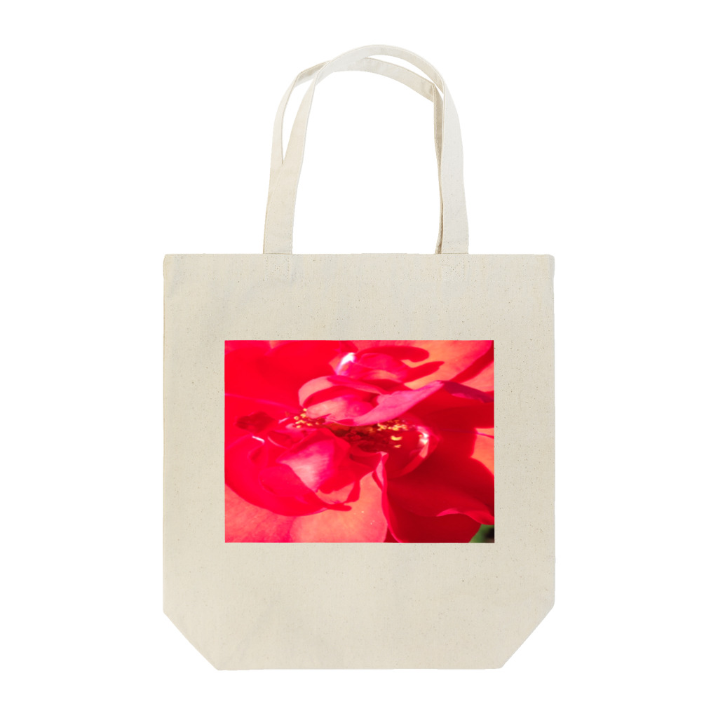 スカッピィ(｡･_･｡)ﾉの紅い薔薇 Tote Bag