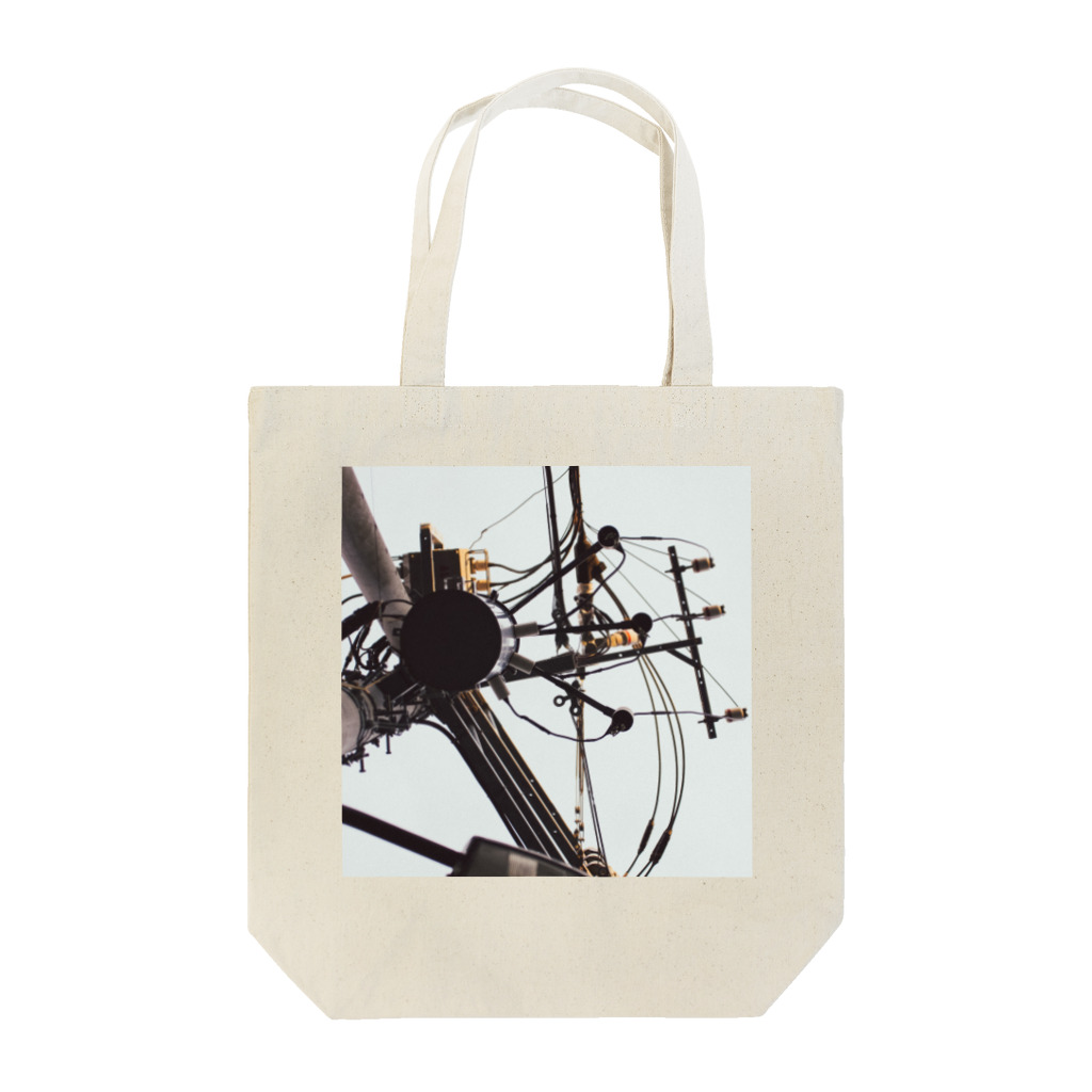 つむぎの電線4 Tote Bag