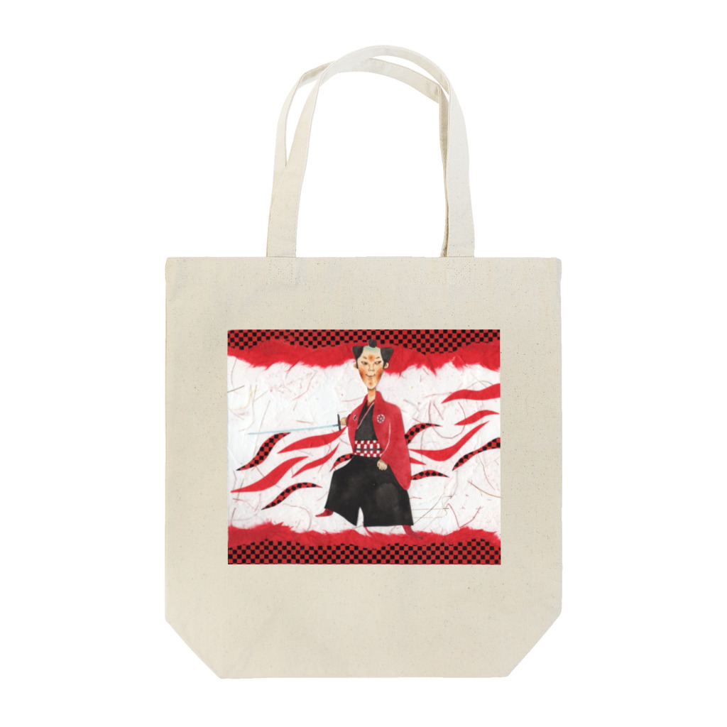 スギナカモモコのおさむらいさん Tote Bag