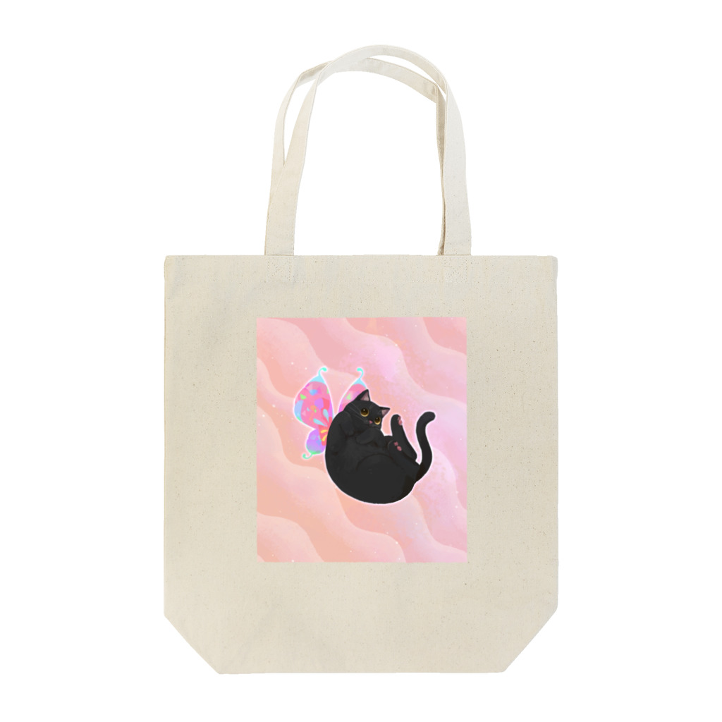 YouStoreの黒猫の妖精 Tote Bag