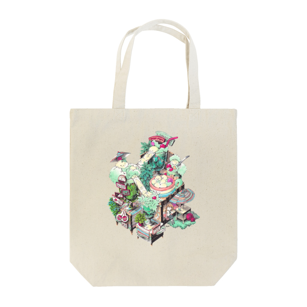 3to10 Online Store SUZURI店のクリームソーダ好きが見た白昼夢5 Tote Bag