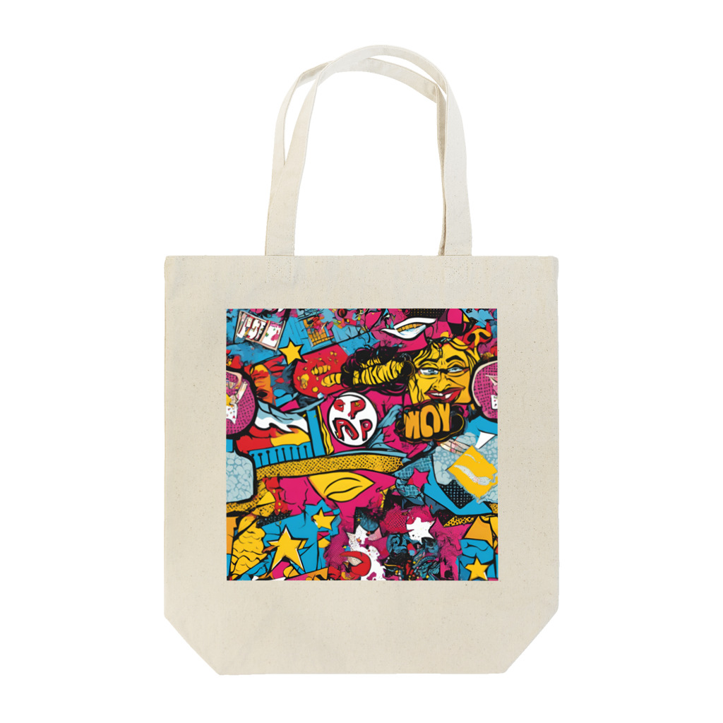 8890のポップアート Tote Bag