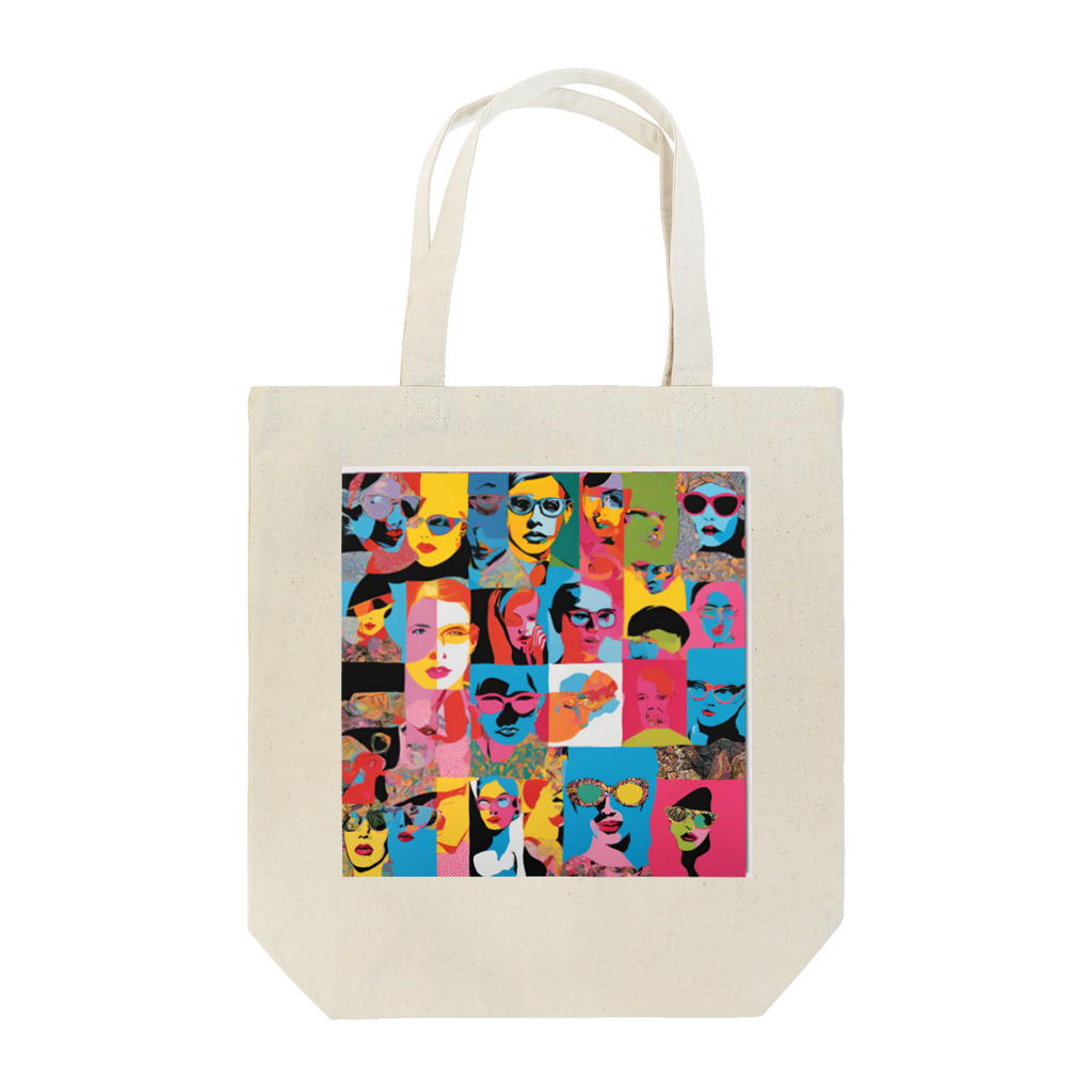 8890のポップアート Tote Bag