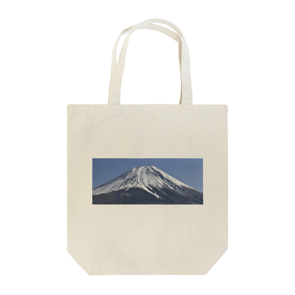 下田村の冠雪した富士山 Tote Bag