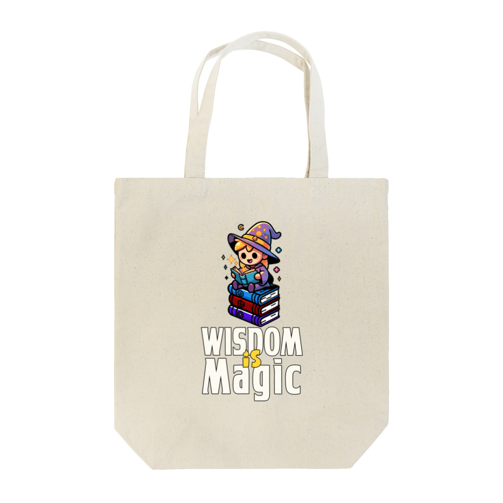 Stylo Tee Shopの知恵は魔法の魔女 Tote Bag