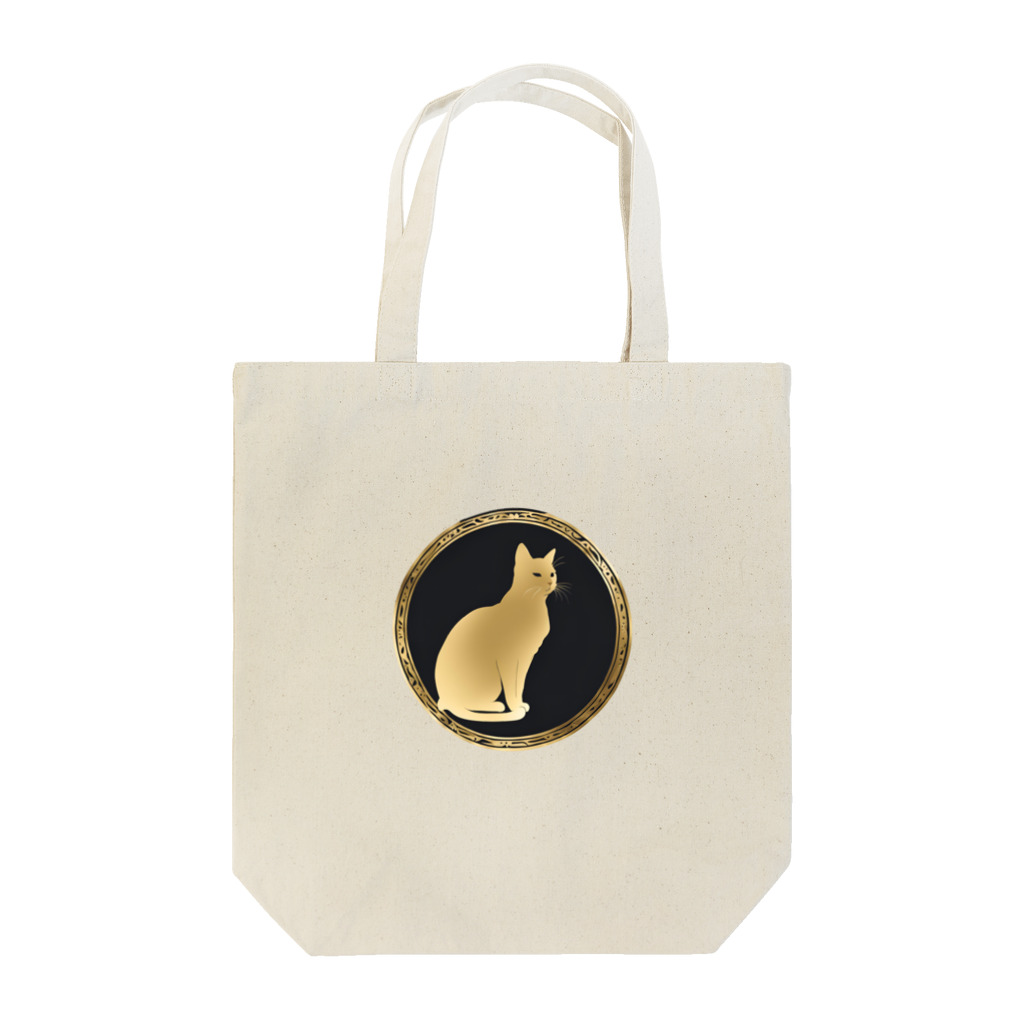 nekonoomotyaのGOLD CAT Tote Bag