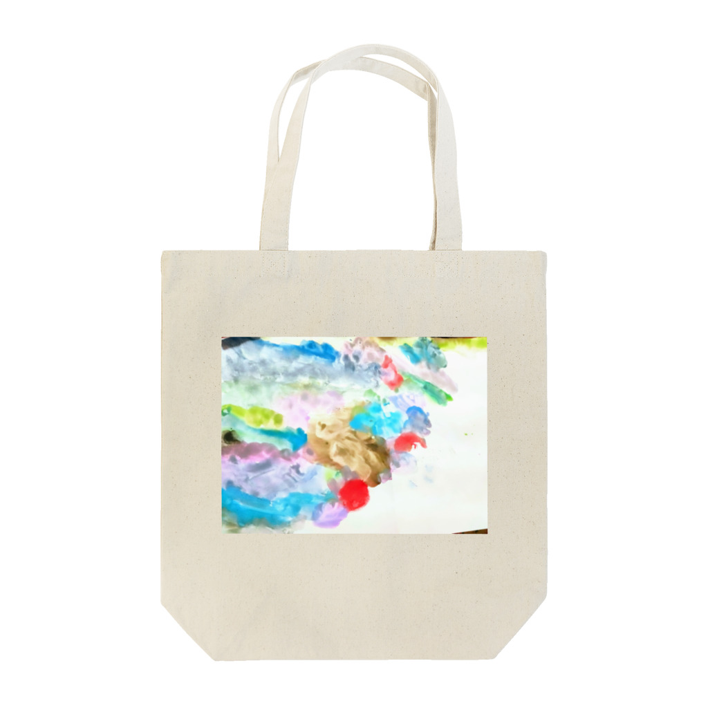 アジアンカフェXanh（サイン）のスミレの初めての水彩画 Tote Bag