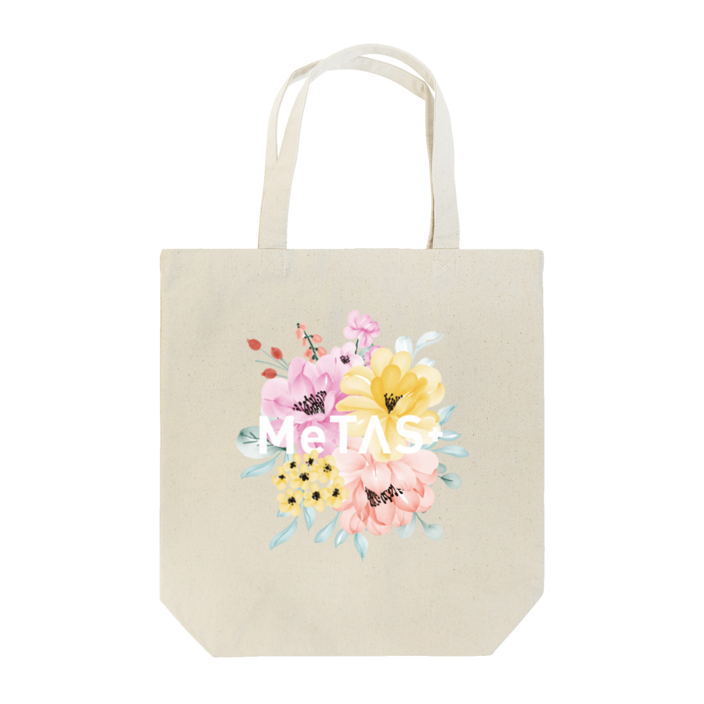 MeTAS＋オフィシャルショップのMeTAS＋（ミタス）ビックピンクフラワー Tote Bag