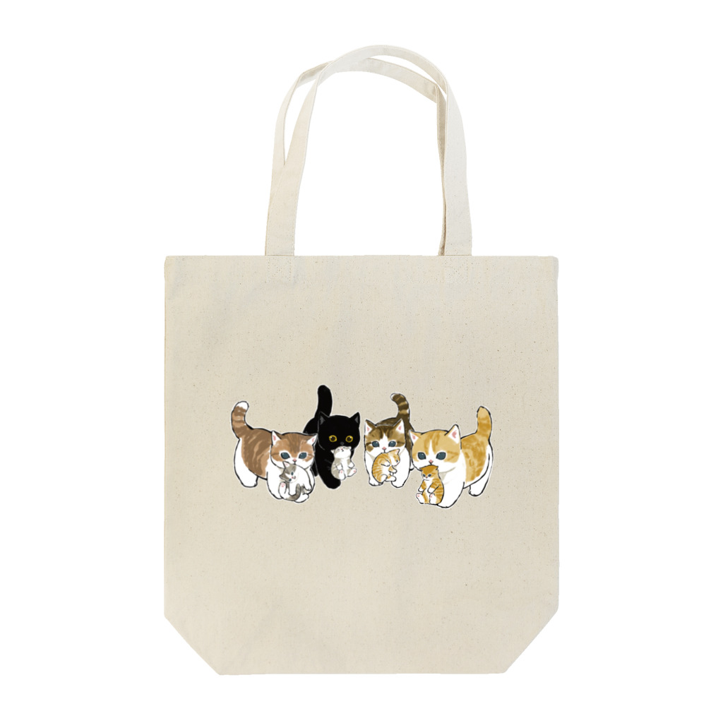 mofusandの新しい家族を紹介します Tote Bag