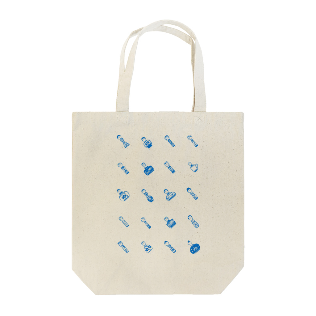 ますだまさのぶのこけし柄２ Tote Bag