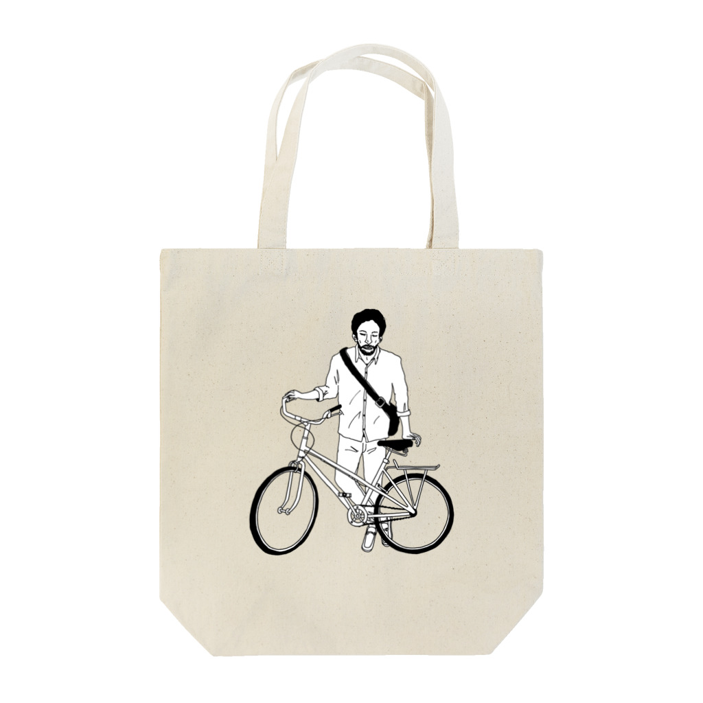 TERISHIMA PRODUCTION SHOPの自転車男子 Tote Bag