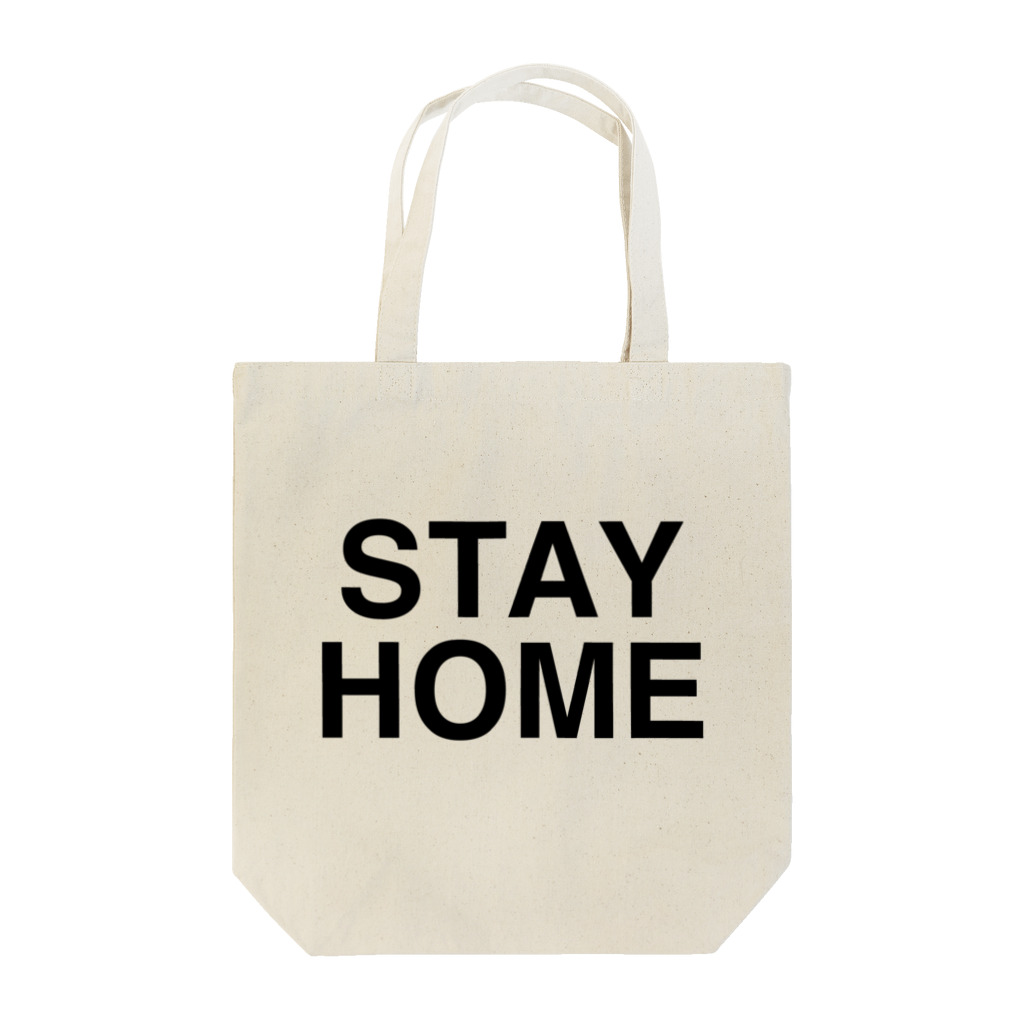 TOKYO LOGOSHOP 東京ロゴショップのSTAY HOME-ステイホーム- Tote Bag