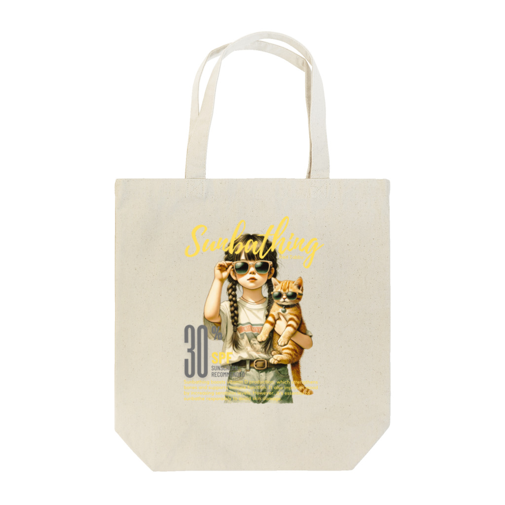 KVM｜kitten ＊ venetian-maskの眼鏡の茶トラ｜子猫｜夏 ① Tote Bag