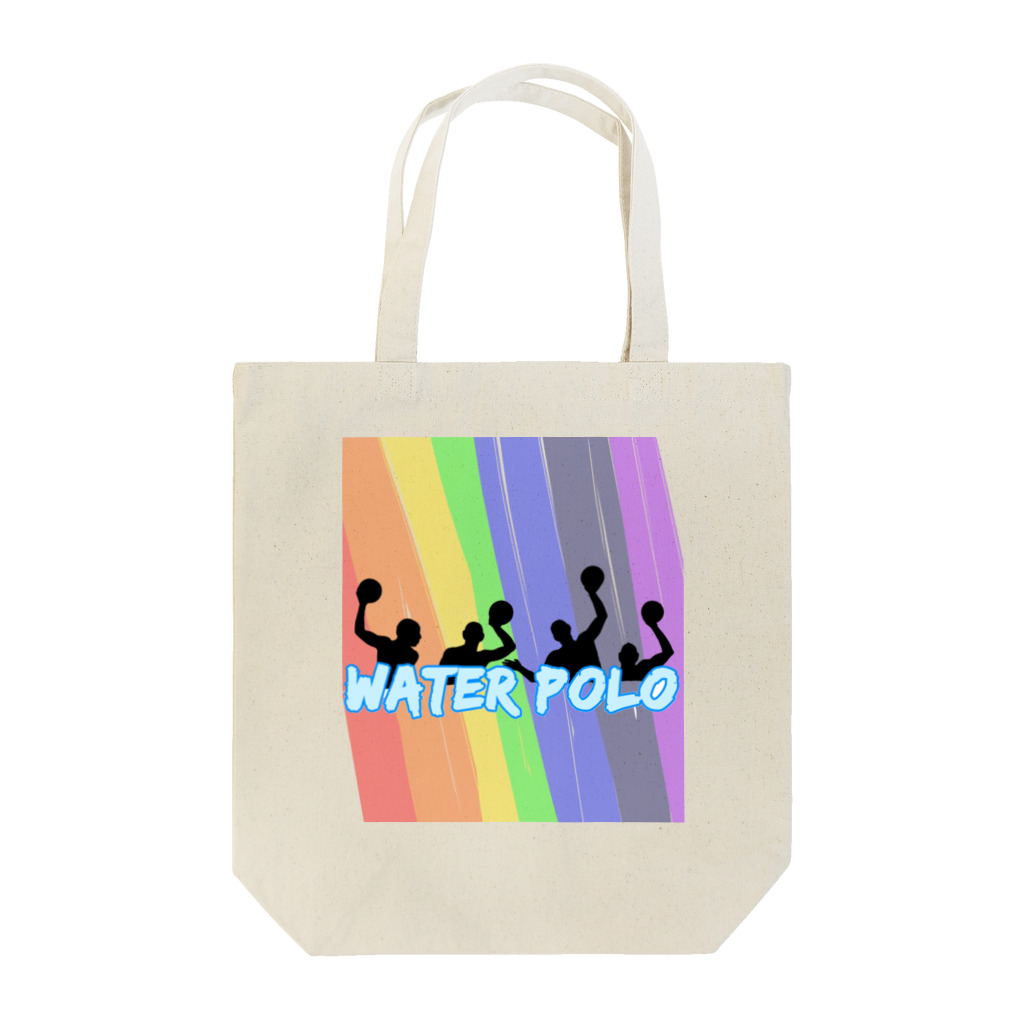 AJCOMPANYの水球シリーズ　colorful Tote Bag