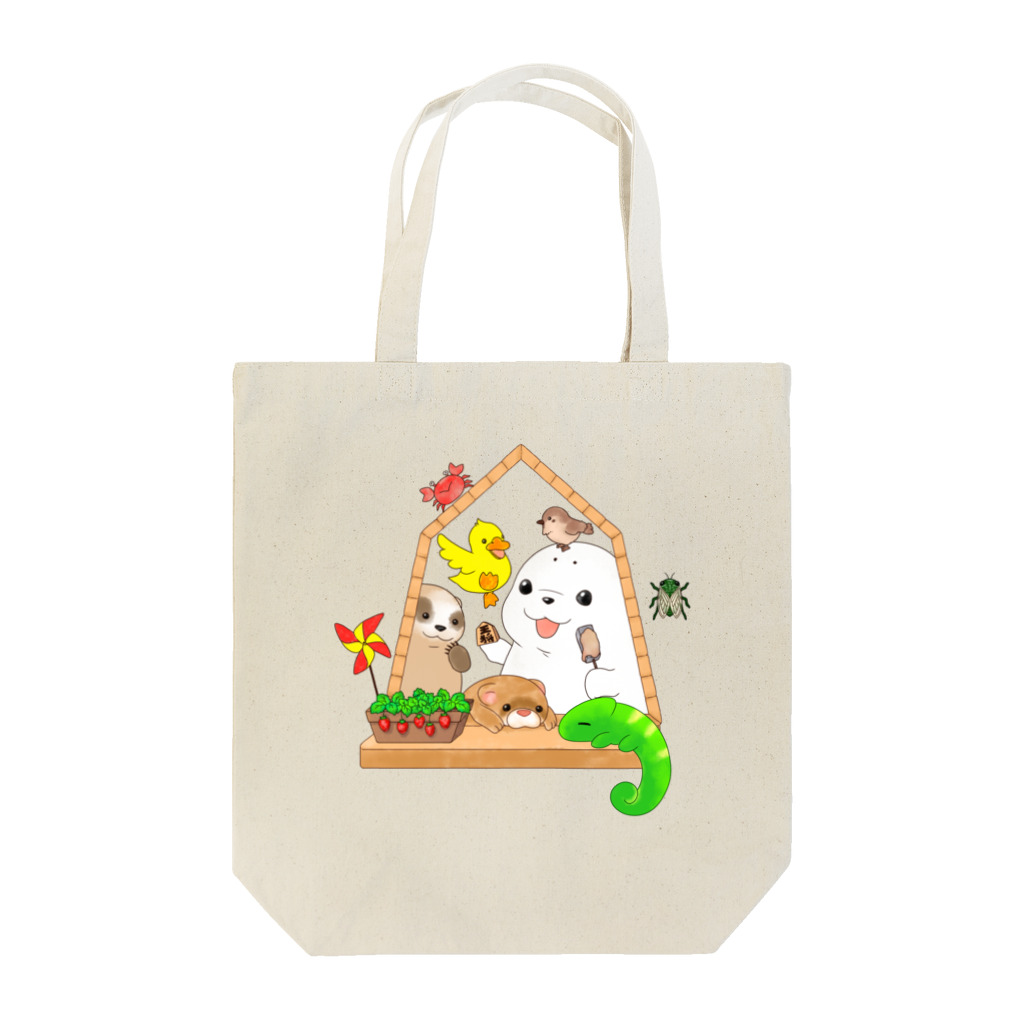 えーしょん【アザラシ・将棋】の将棋メルヘン Tote Bag