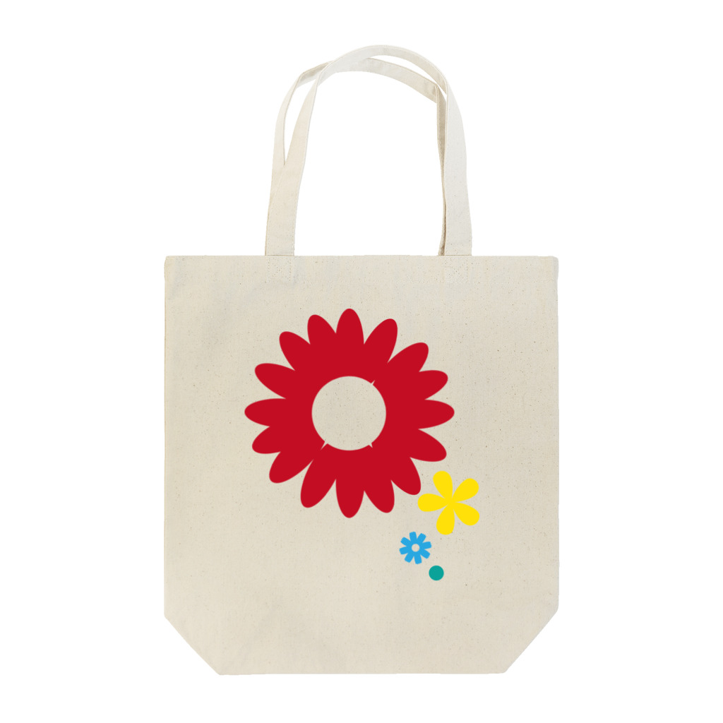 🍊のカラフルな花 Tote Bag