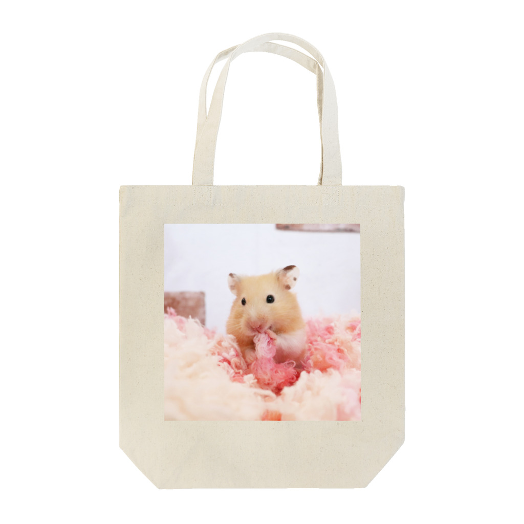 Mnakata　ハムスターチーズくんとその仲間たちの甘えん坊ハムスターチーズJrくん Tote Bag