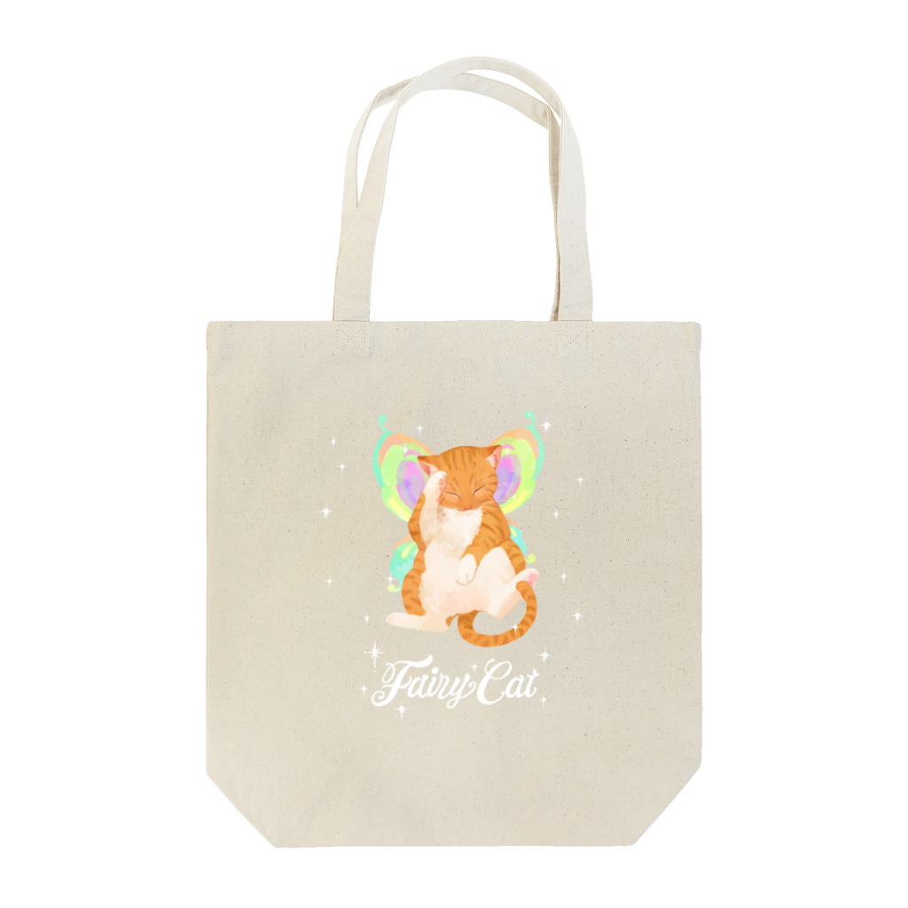 YouStoreの茶トラ猫の妖精 Tote Bag