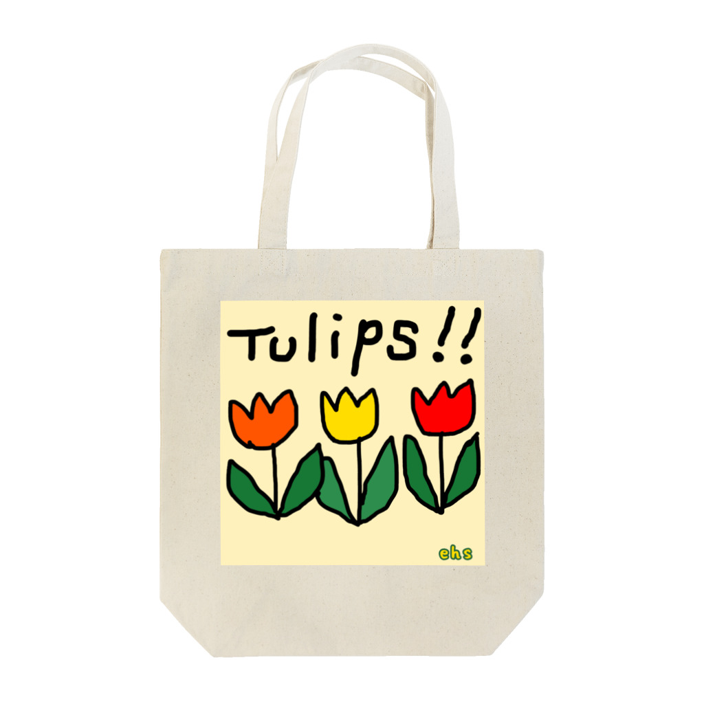 くいこみめがねのチューリップ Tote Bag