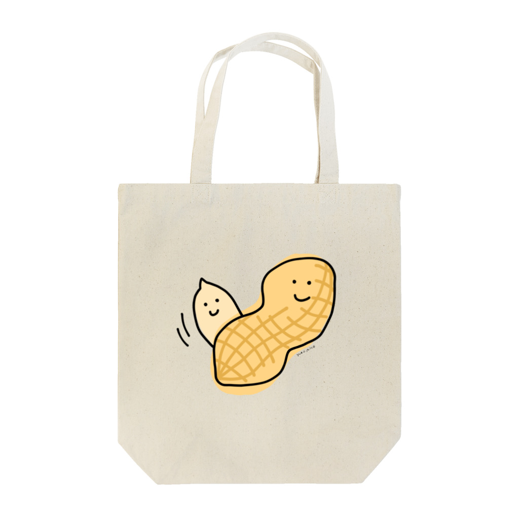 にこのゆるにこラッカセイ Tote Bag