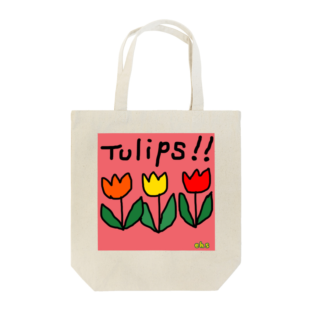 くいこみめがねのチューリップ Tote Bag