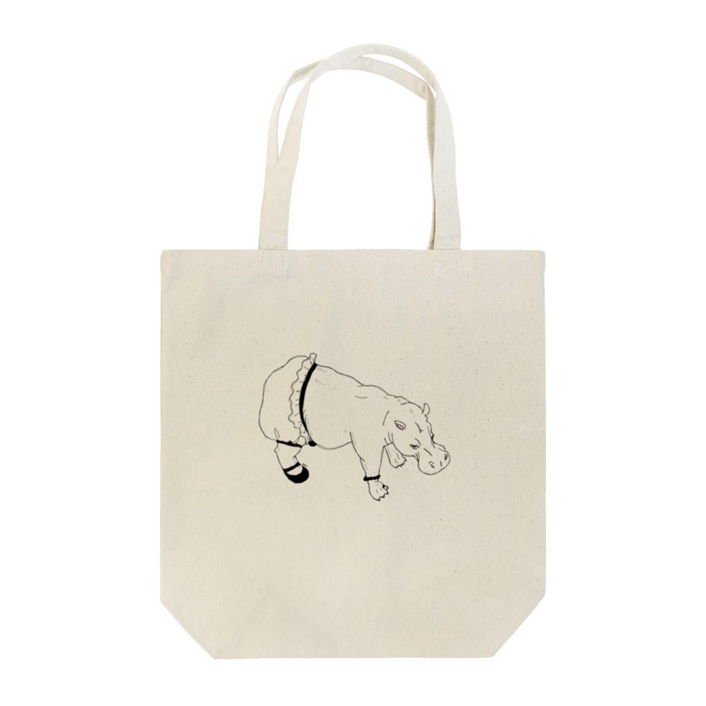 yamamotoeriのヤマモトエリ　カバあ Tote Bag