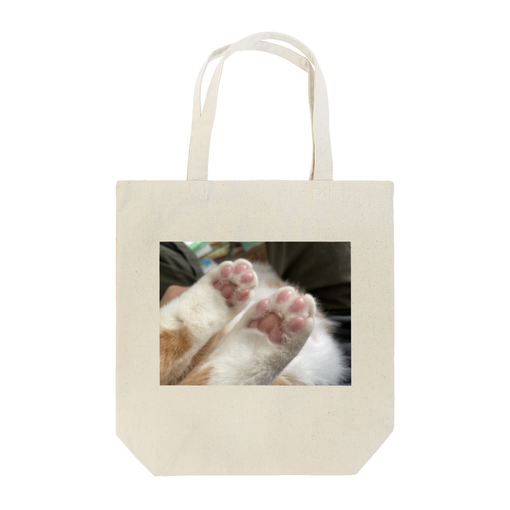 にゃんこのお小遣いのねこ　にゃんこの肉球 Tote Bag