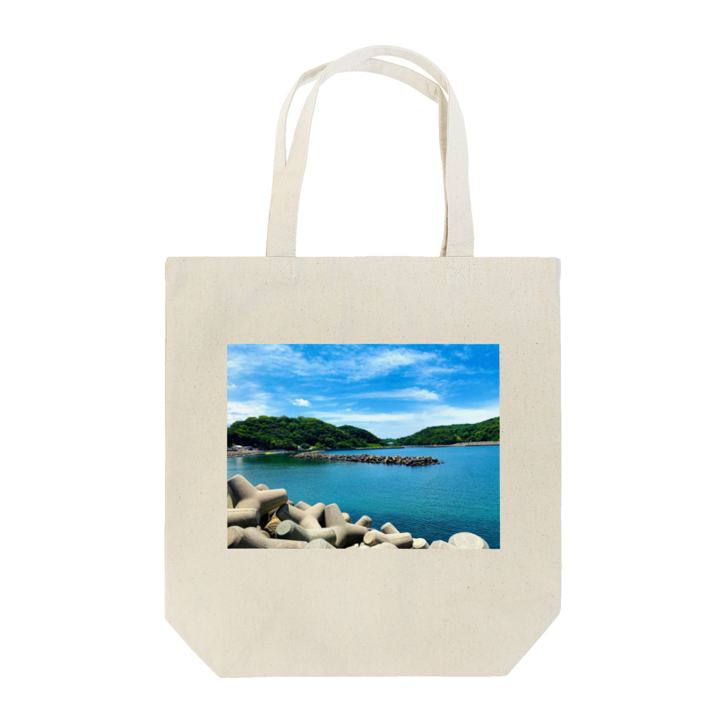 wild mild studioの地元の海 Tote Bag