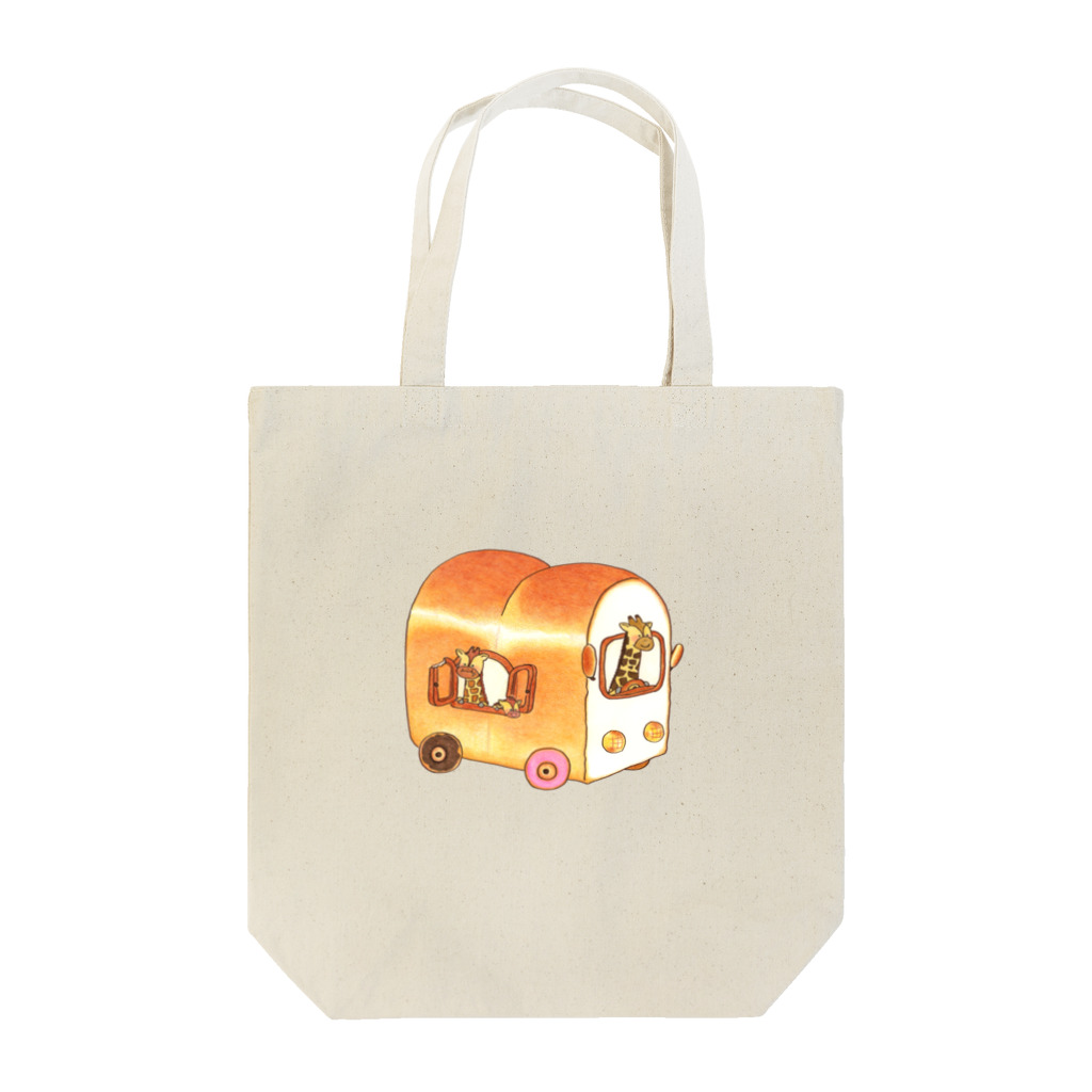 いもネコ大佐のキリン食パン号 Tote Bag