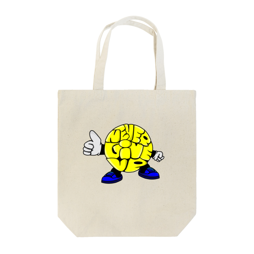 YURASAKUのNEVERGIVEUP Tote Bag